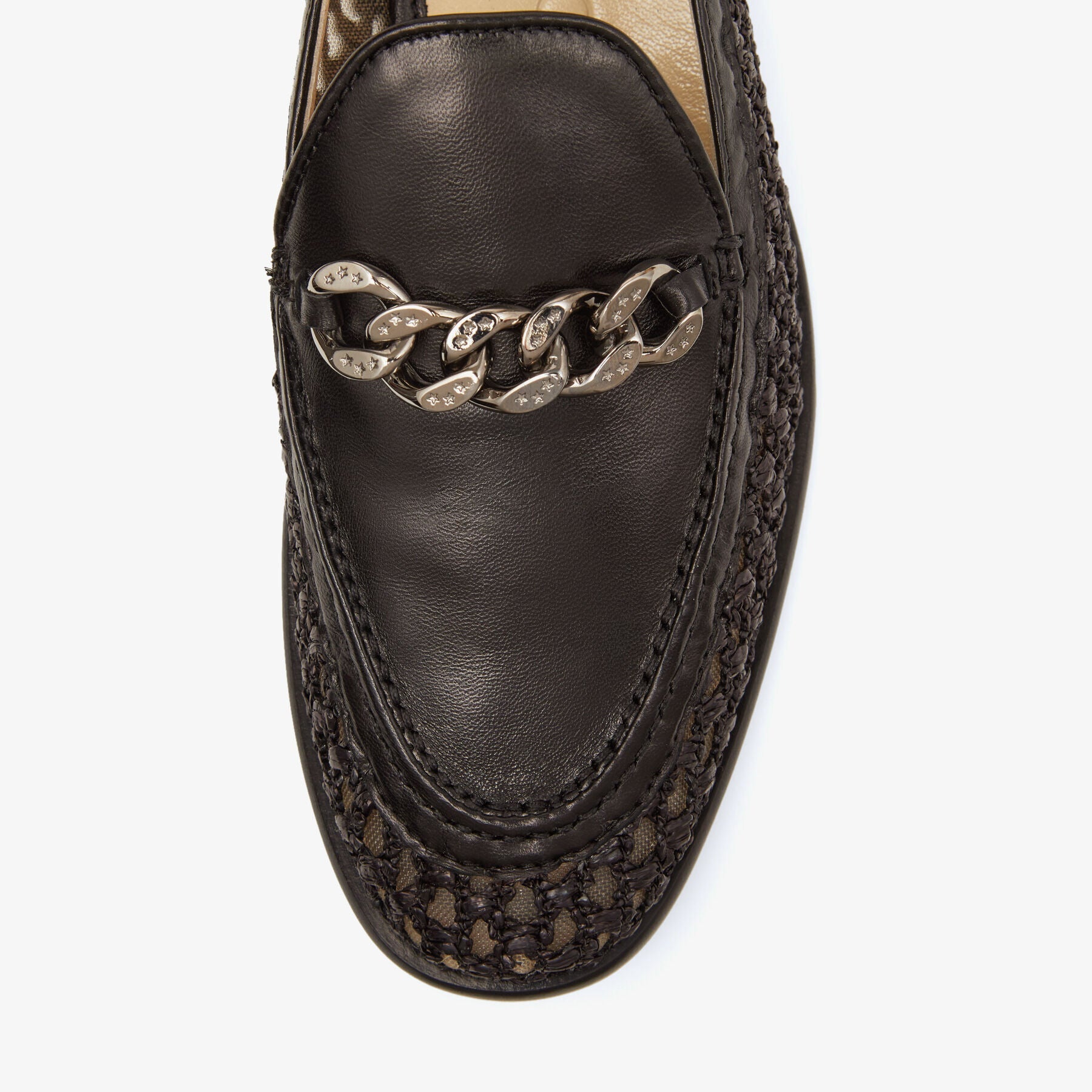 Mocassins plats Marti en cuir 10 - Black