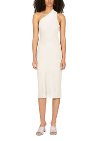 Robe midi Martina asymétrique - Off White