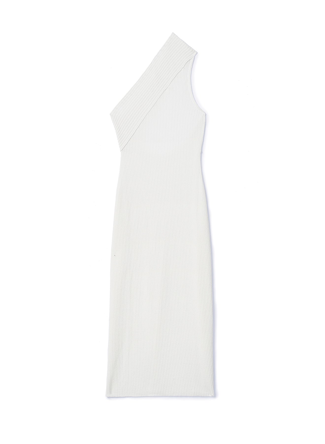 Robe midi Martina asymétrique - Off White