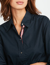 1qty RELIQUAT 50€ 100%  / Chemise cintrée Martin - Blue Navy