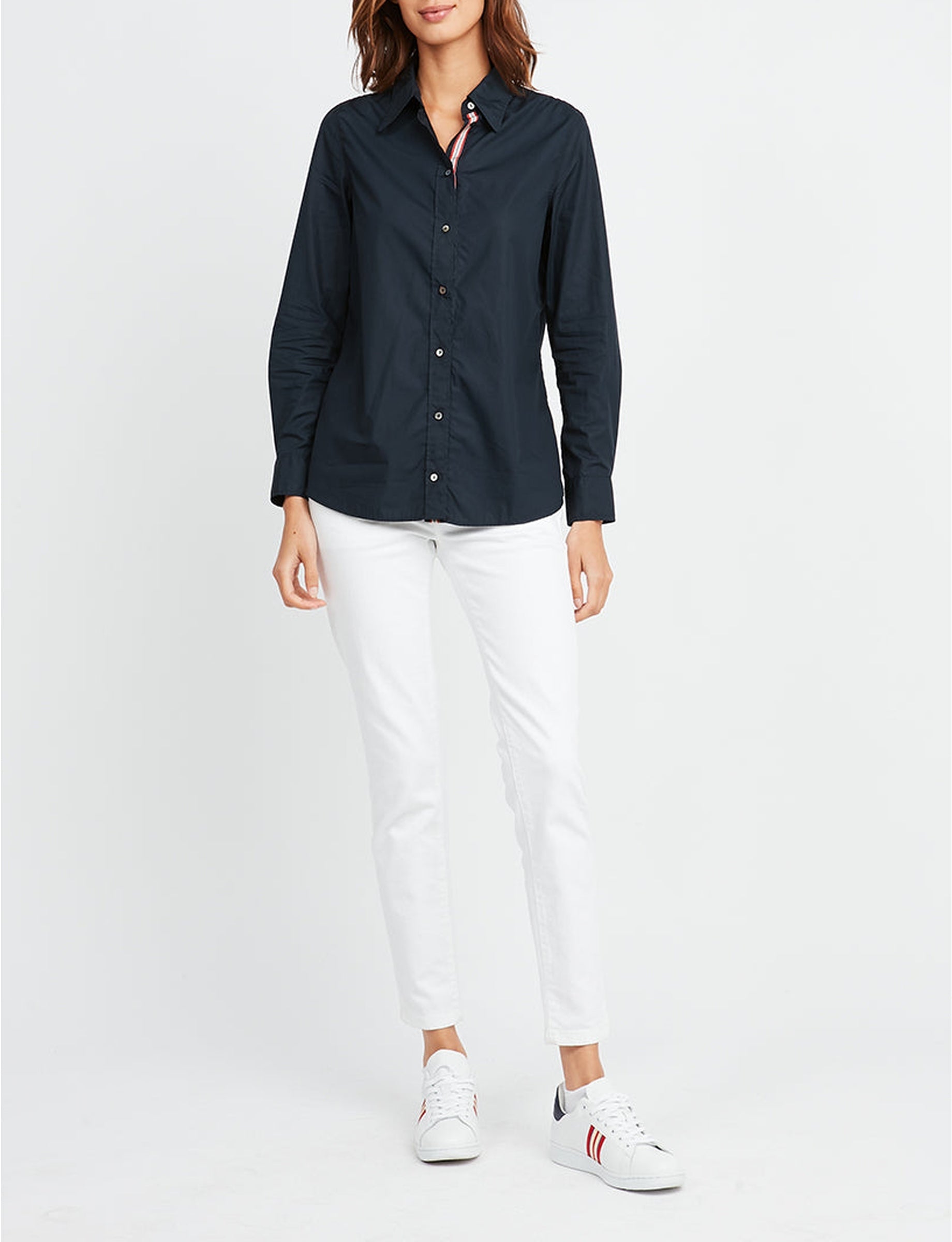 1qty RELIQUAT 50€ 100%  / Chemise cintrée Martin - Blue Navy