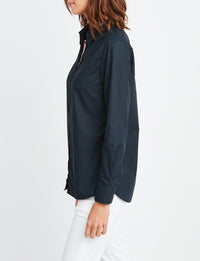 1qty RELIQUAT 50€ 100%  / Chemise cintrée Martin - Blue Navy