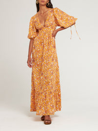 ORANGE MARTY LONGDRESS