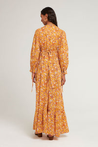 ORANGE MARTY LONGDRESS