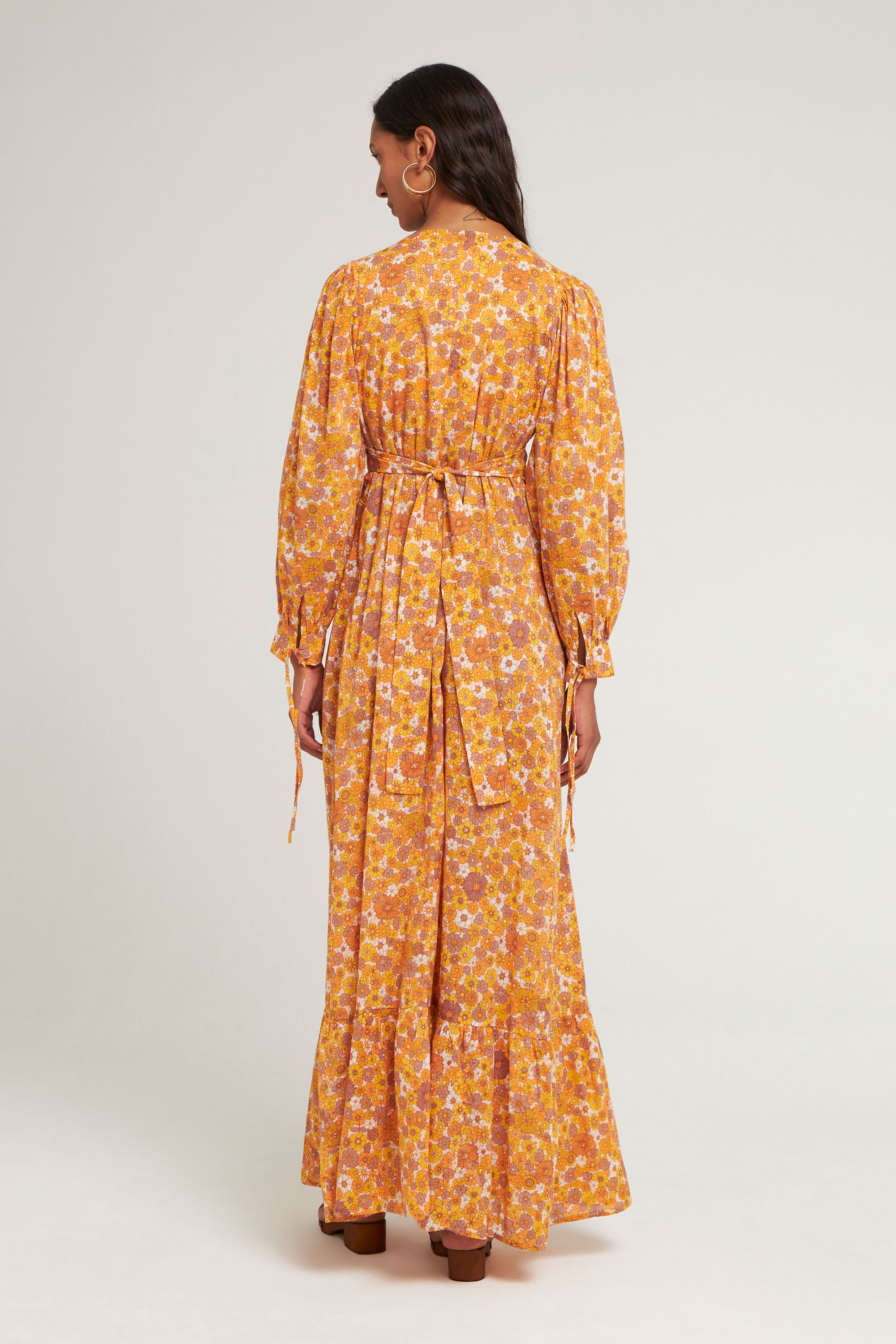 ORANGE MARTY LONGDRESS