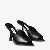 Maryanne 100 leather mules - Black