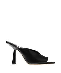 Maryanne 100 leather mules - Black