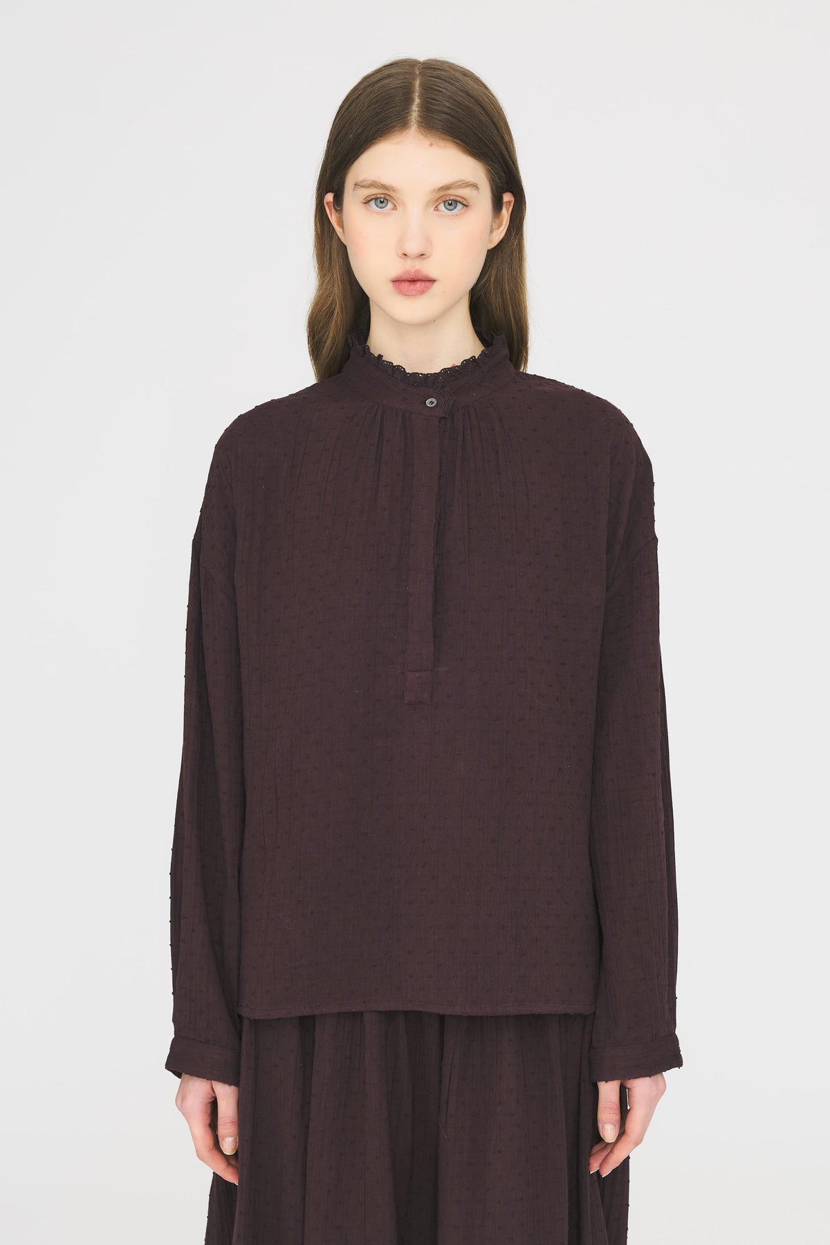 Blouse Mathilde - Burgundy