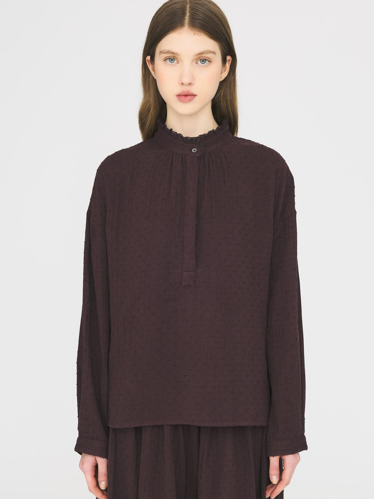 Blouse Mathilde - Burgundy