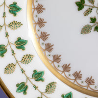 Tasse et soucoupe à thé Matignon en porcelaine - Vert