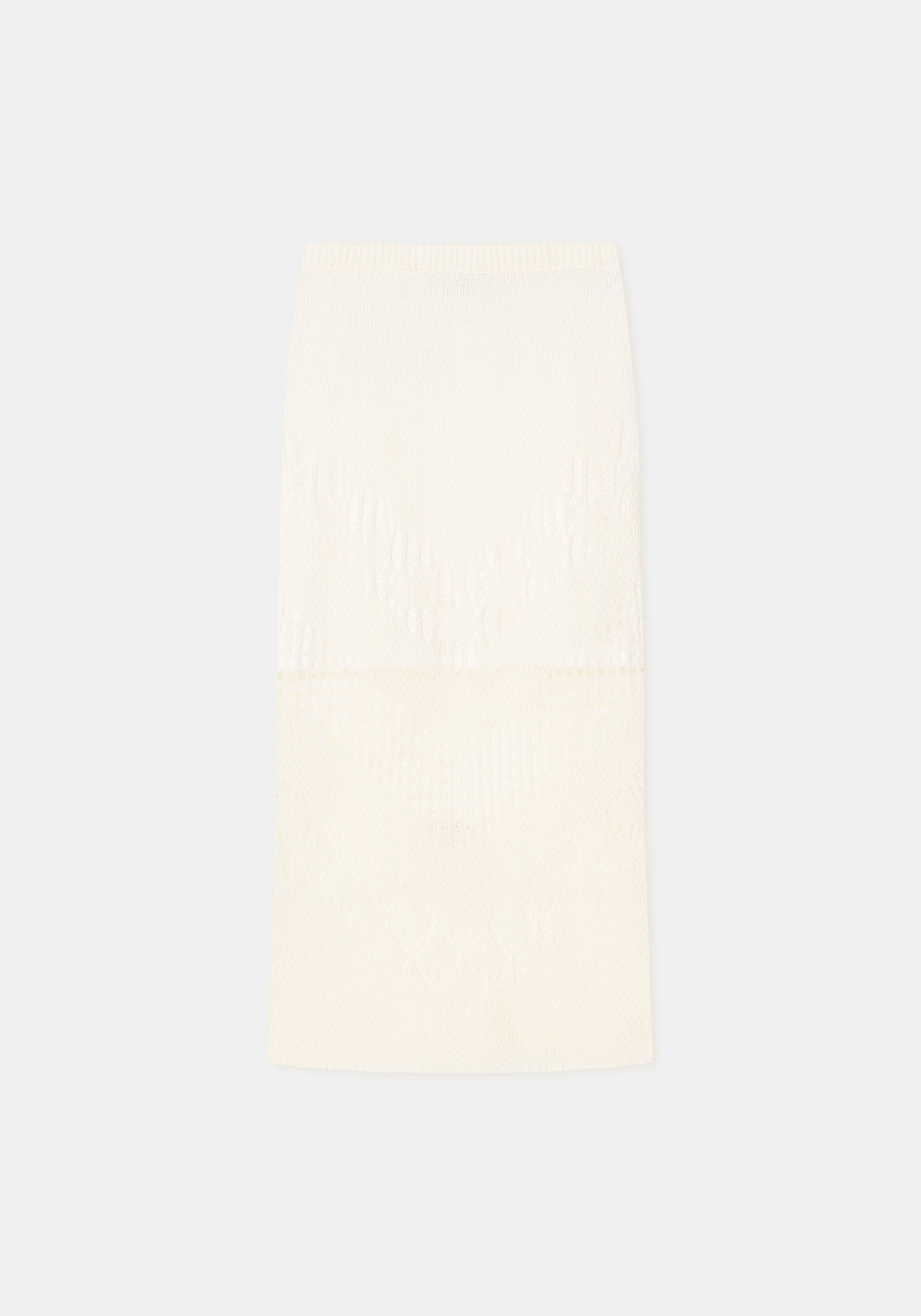 Jupe midi Maud - White