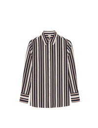 2qty RELIQUAT 65€ 0%  / Chemise oversize Maureen - Blue White Red