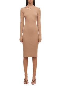 Robe longue Mauve à découpes - Hazelnut