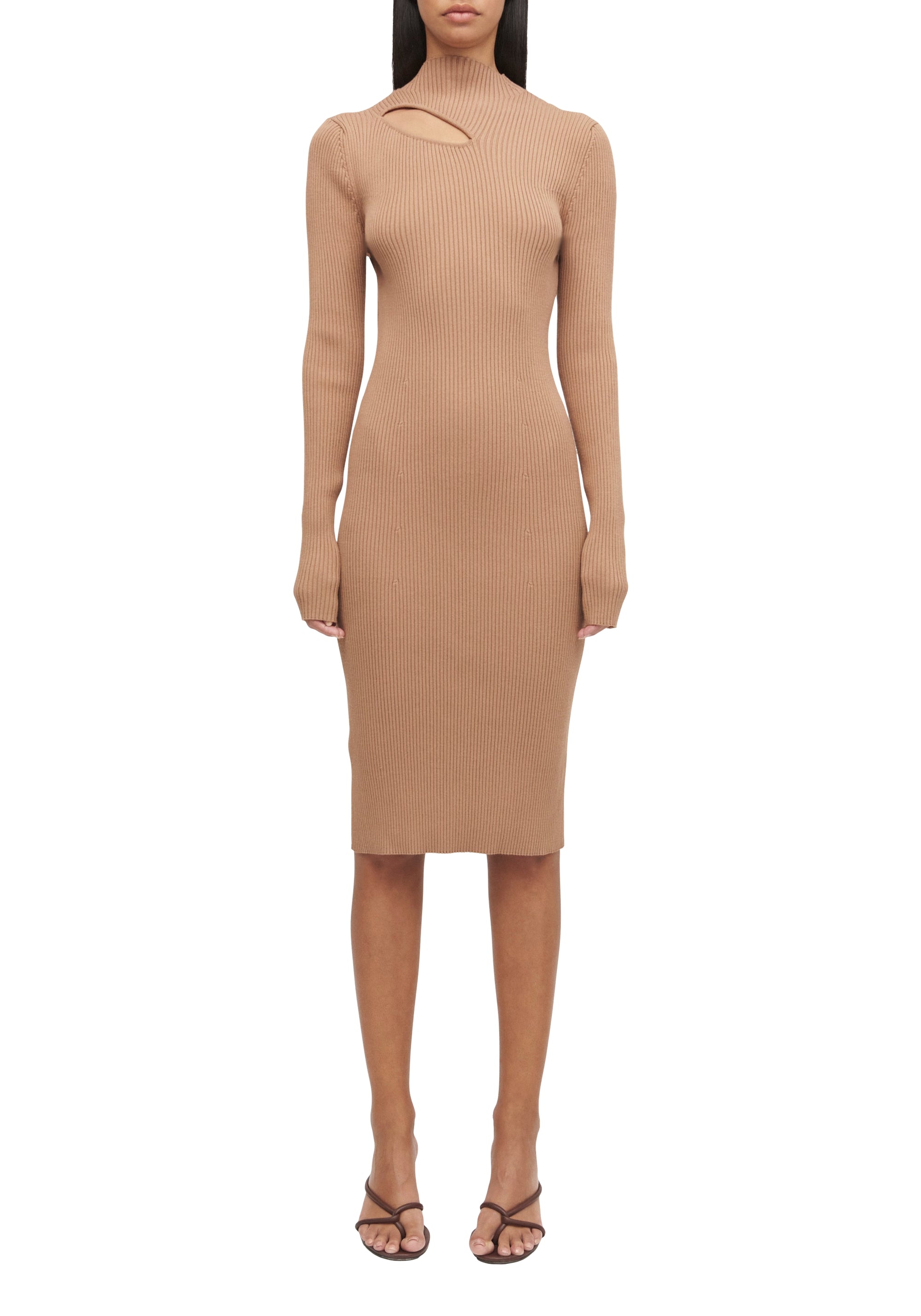 Robe longue Mauve à découpes - Hazelnut