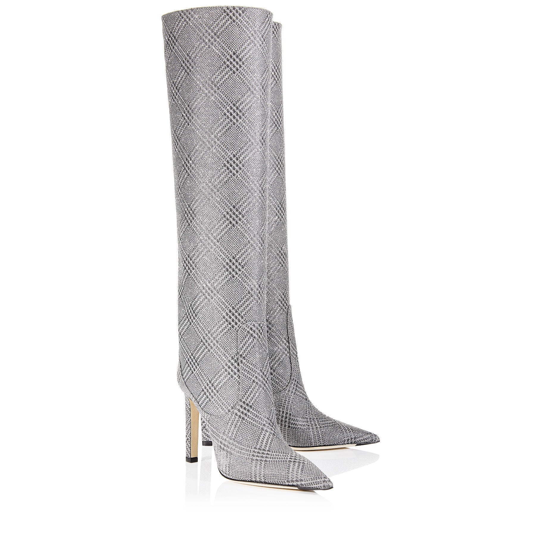 Mavis 100 leather boots - Silver