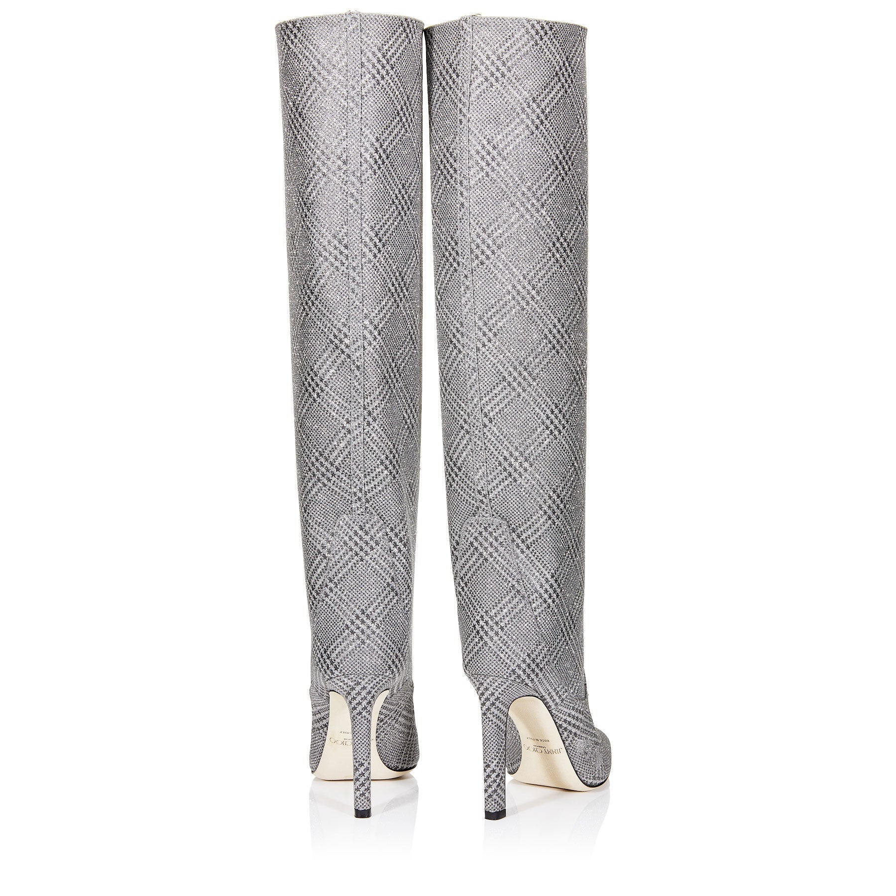 Mavis 100 leather boots - Silver