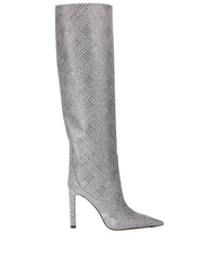 Mavis 100 leather boots - Silver
