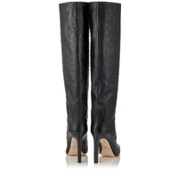 Mavis 100 leather boots - Black Intense