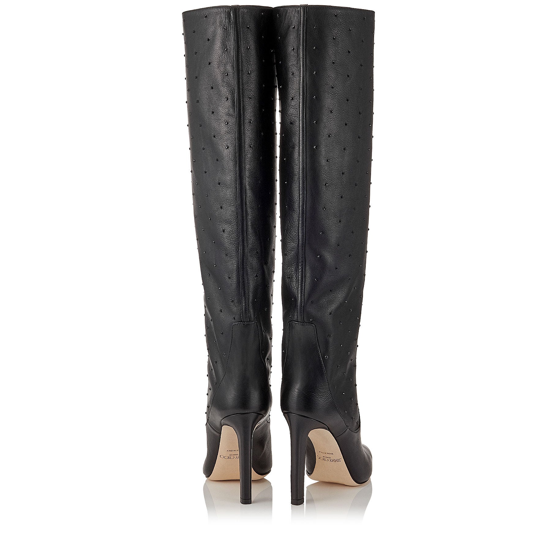 Mavis 100 leather boots - Black Intense