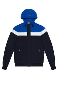 Blouson à capuche en soie - Multicolore