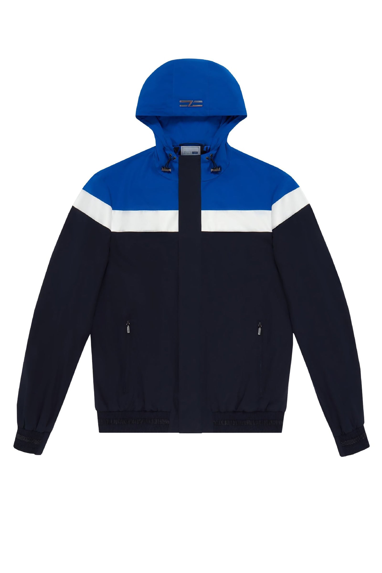 Blouson à capuche en soie - Multicolore