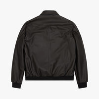 Blouson côtelé en soie - Noir & Bleu