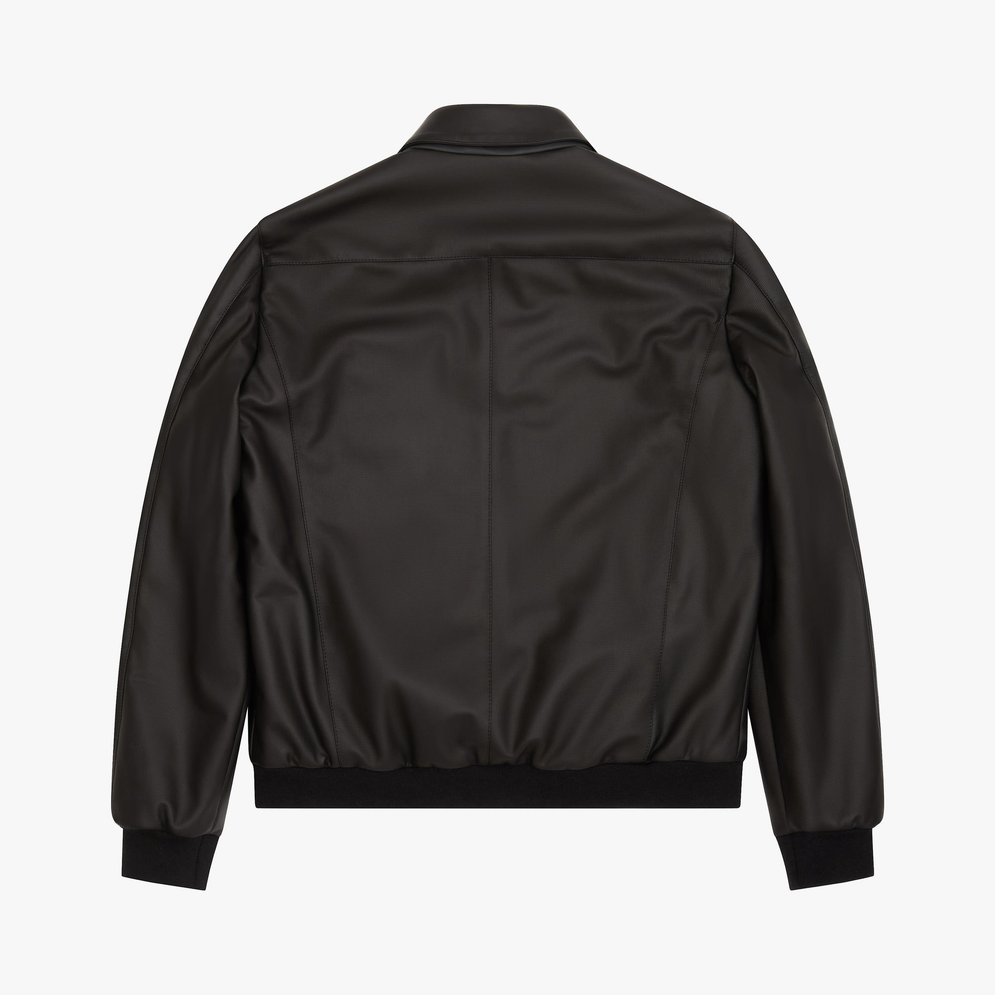 Blouson côtelé en soie - Noir & Bleu
