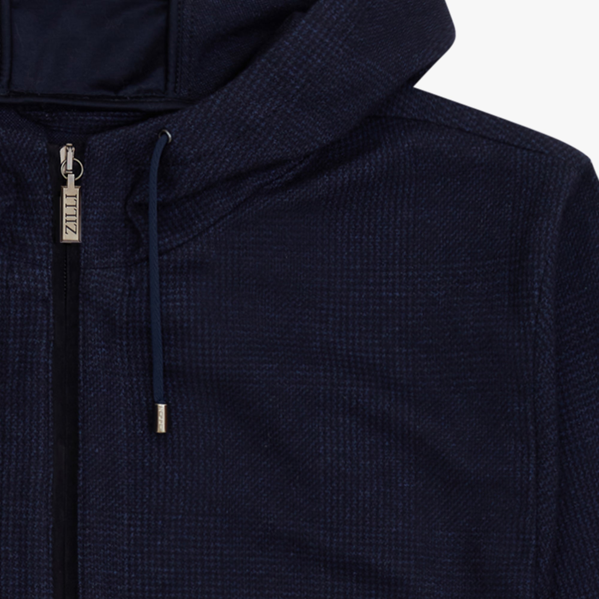 Ensemble de survêtement à motif en soie mélangée - Bleu