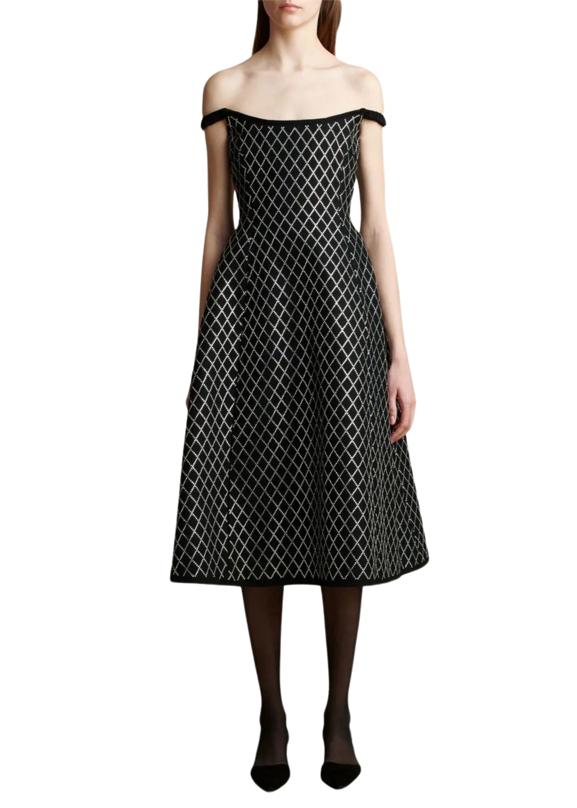 Uma dress in wool - Black