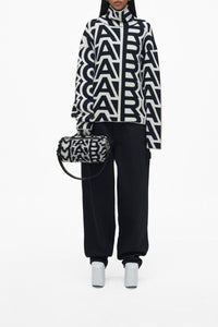 Sac The Duffle en fausse fourrure - Black & Ivory