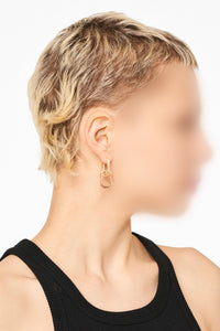 Boucles d’oreilles The J Marc asymétriques en laiton - Gold
