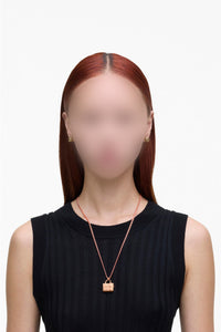 Collier The Tote Bag en laiton - Antique Rose Gold