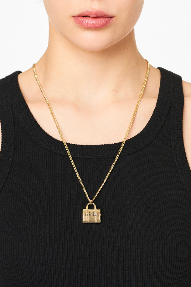 Collier The Tote Bag en laiton - Antique Rose Gold