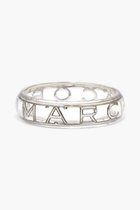 Bracelet avec logo en laiton - Clear & Silver