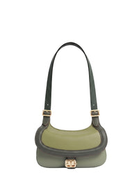 Petit sac à bandoulière en cuir - Verde Fantasia