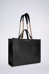 Grand sac tote en cuir - Nero