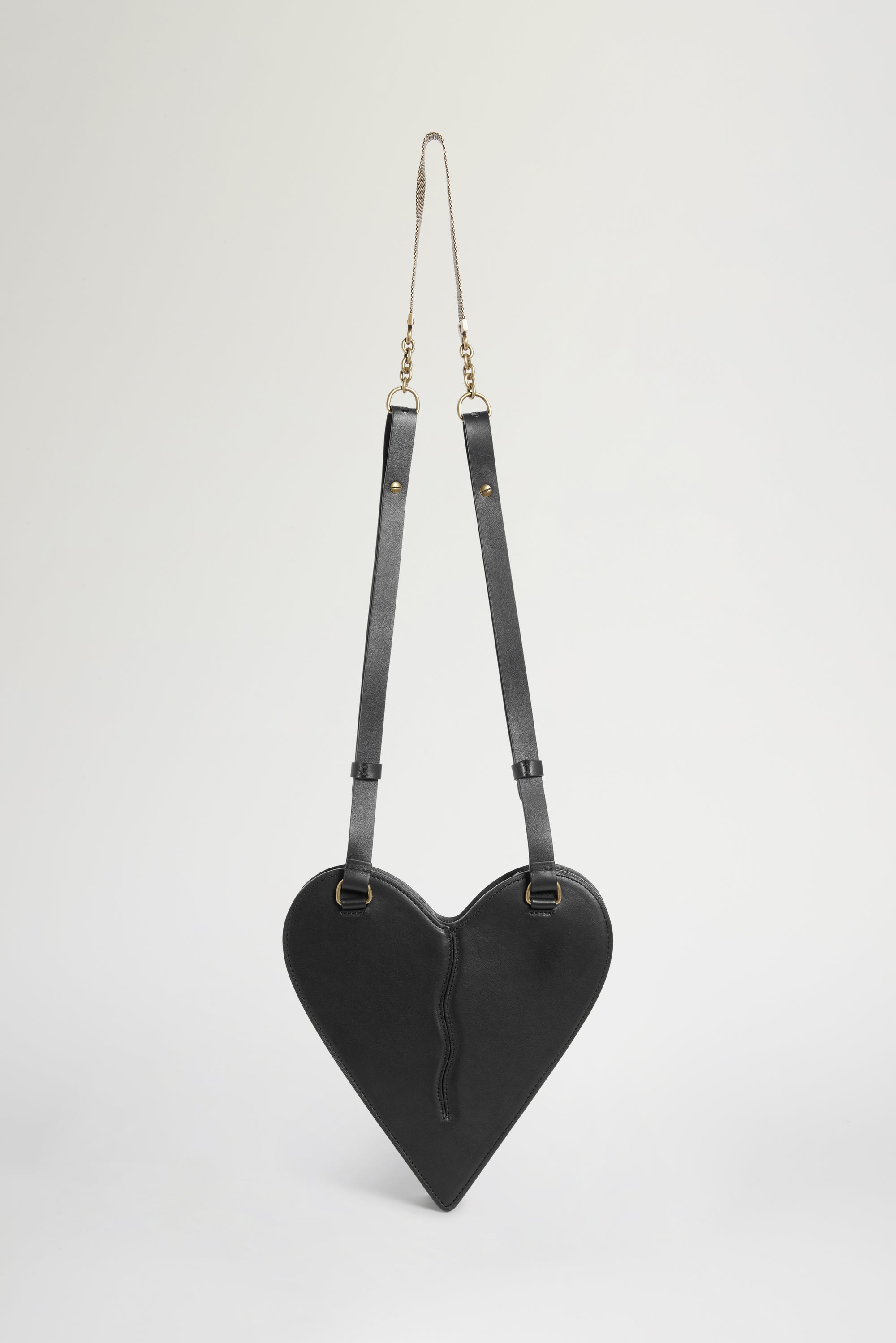 SAC À BANDOULIÈRE CŒUR EN NAPPA