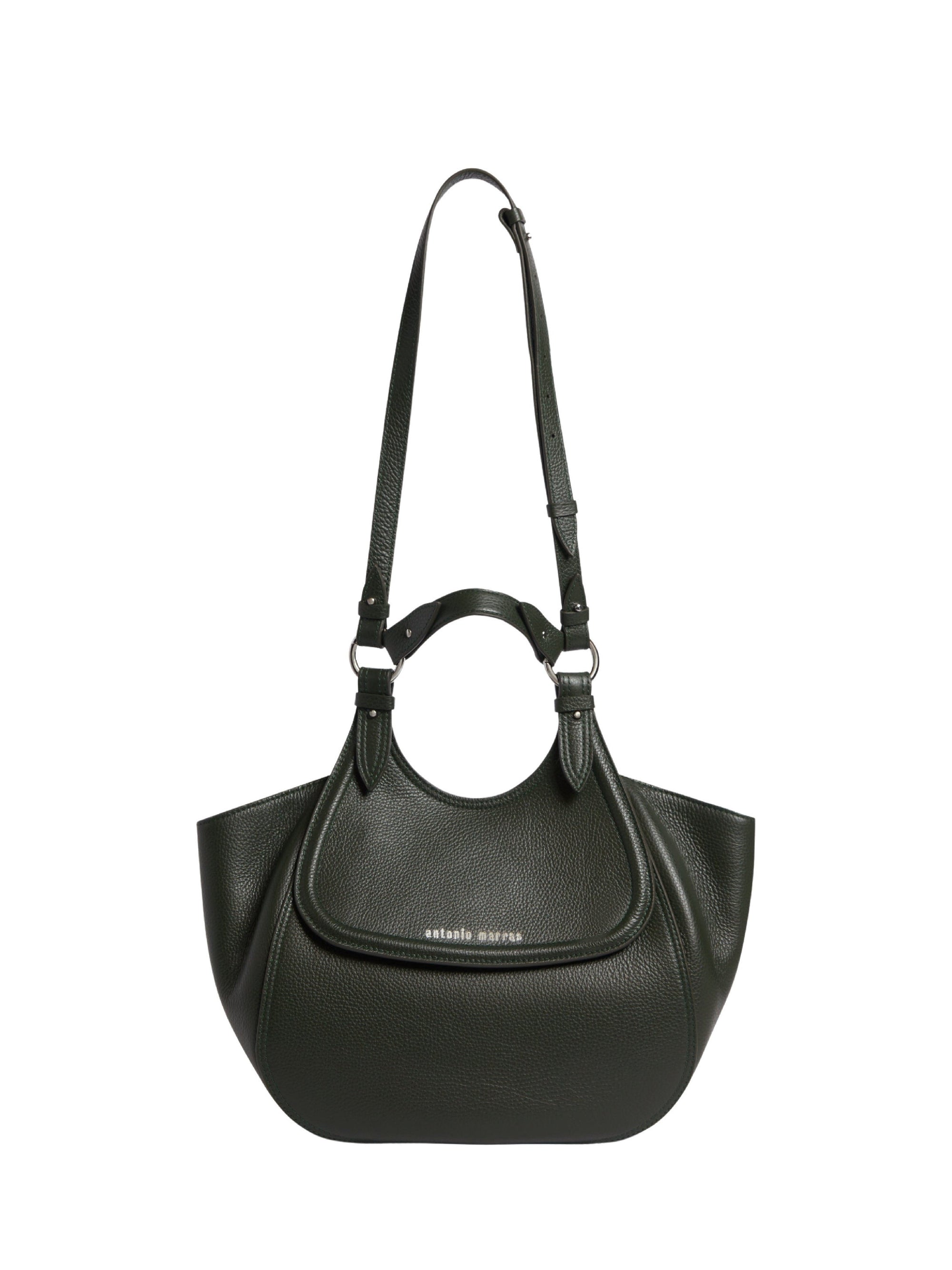 Sac timbora en cuir - Verde