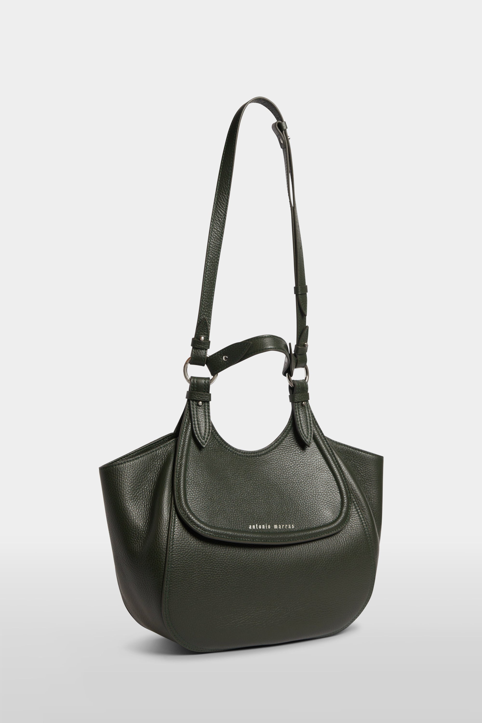 Sac timbora en cuir - Verde