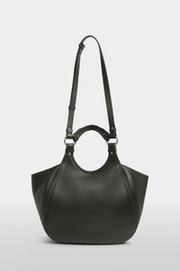 Sac timbora en cuir - Verde