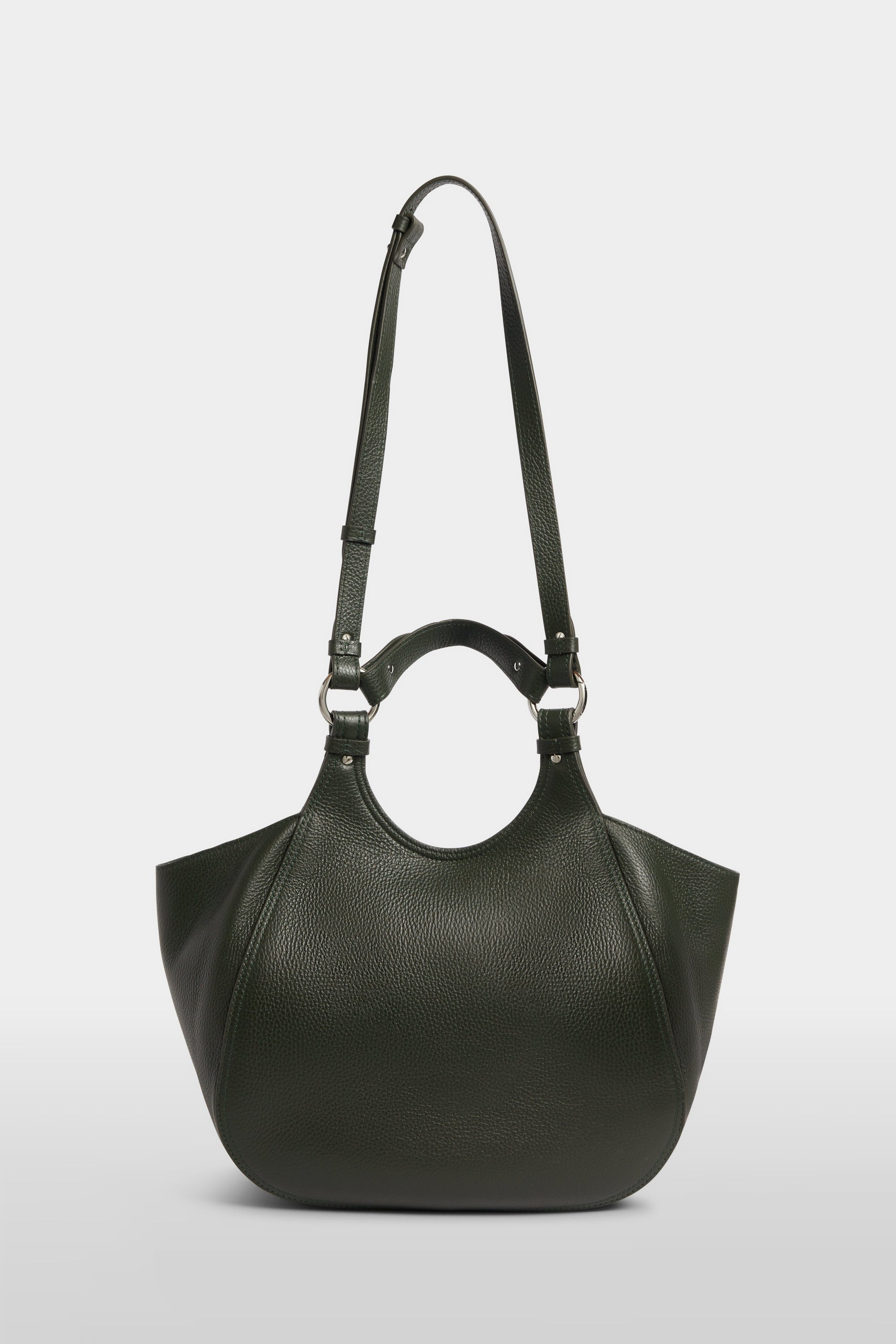Sac timbora en cuir - Verde