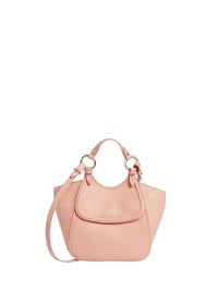 Petit sac timbora en cuir - Rosa