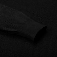 Pull à motif texturé en laine mélangé - Noir & Gris
