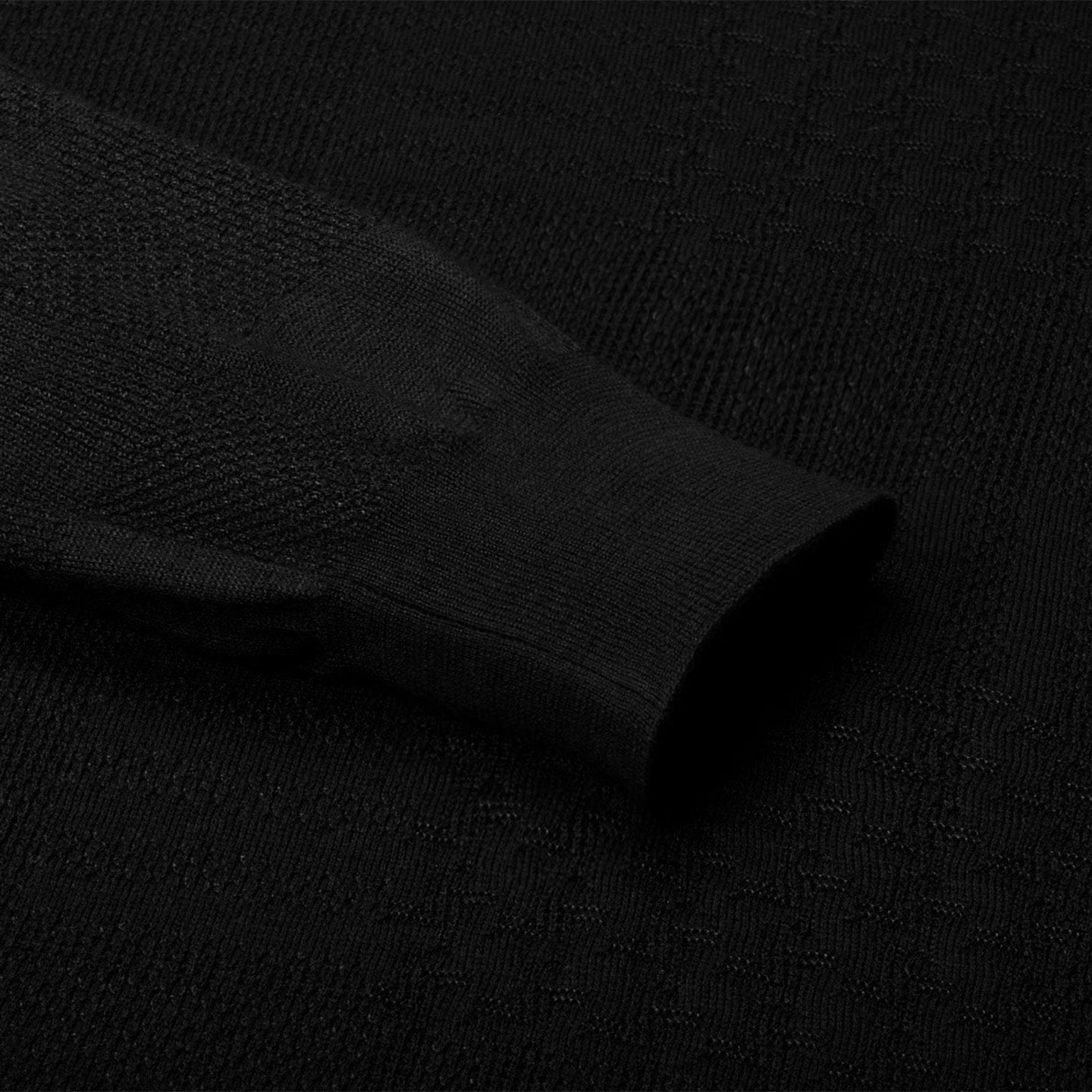 Pull à motif texturé en laine mélangé - Noir & Gris