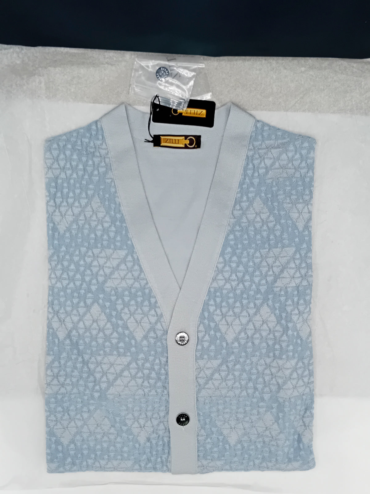Cardigan à motifs en soie - No color