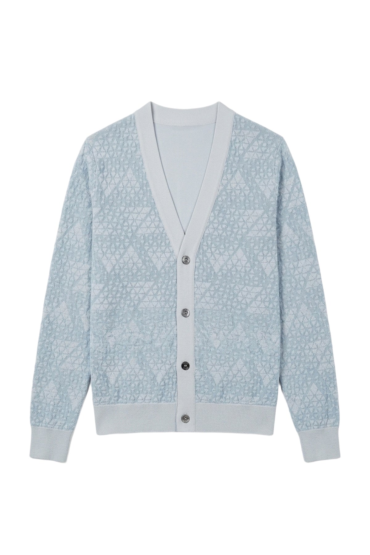 Cardigan à motifs en soie - No color