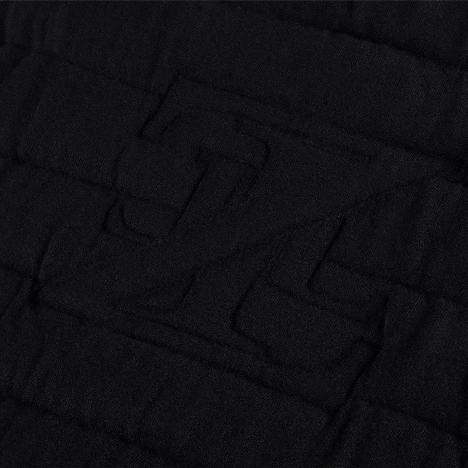 Gilet à capuche en laine - Noir & Bleu