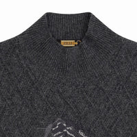 Pull à col roulé en laine - Gris