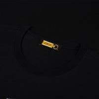 T-shirt à motif géométrique brodé - Noir