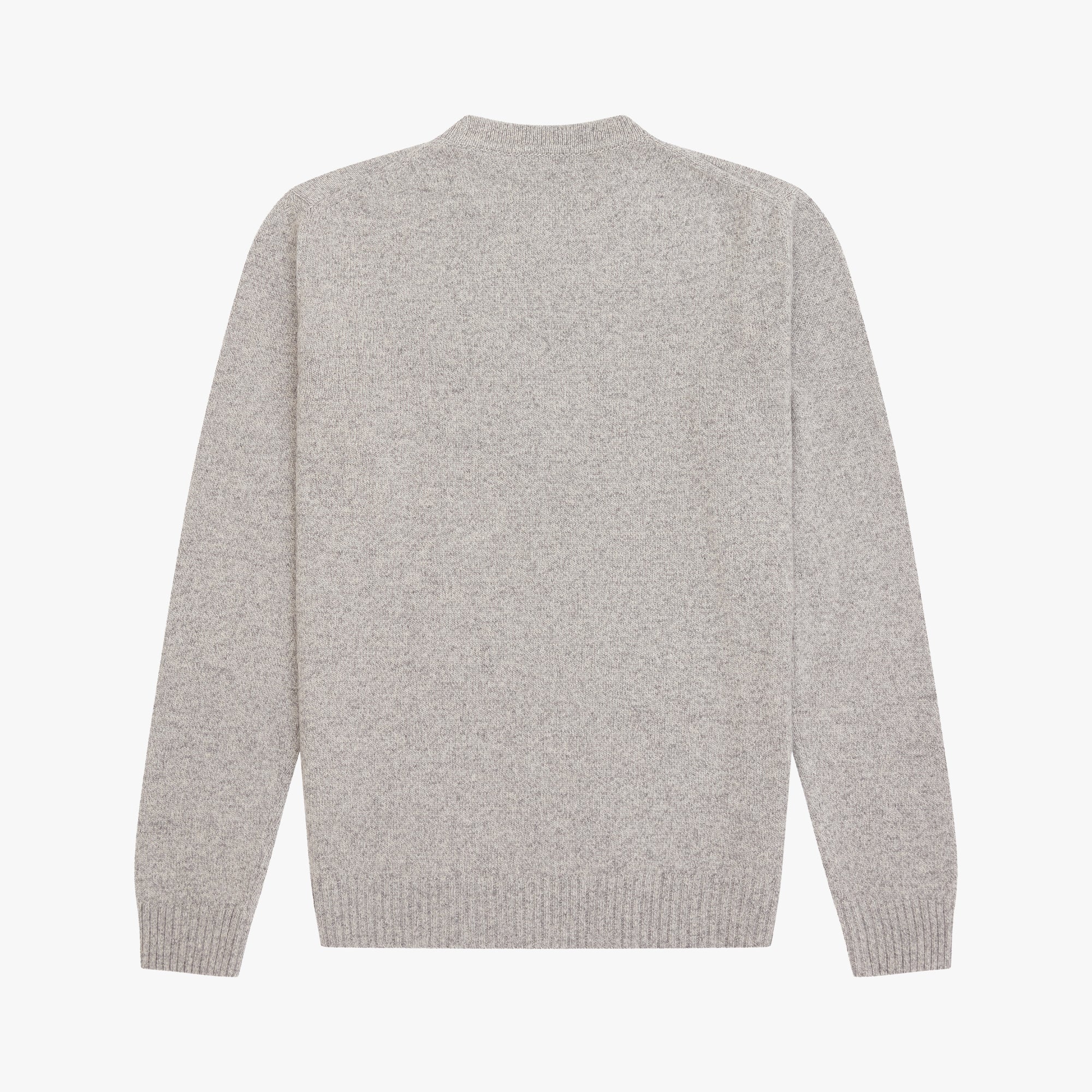 Pull à inscription en laine - Gris